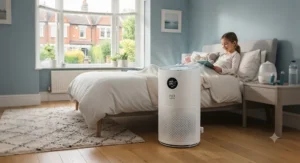 An H13 HEPA air purifier for allergies reducing dust mites and indoor triggers for asthma sufferers.