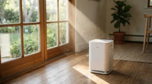 Using an air purifier for allergy sufferers under £150 to combat summer pollen in a living room