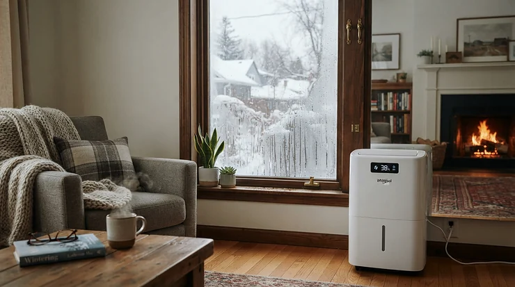 Using an air purifier for dust mite allergy during winter when windows in British homes stay closed.